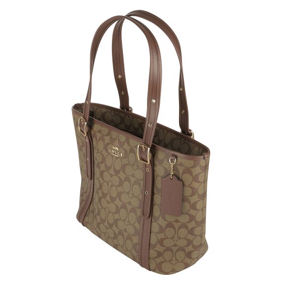 gcocn328imbdx 4 Coach Signature Tote Bag Brown