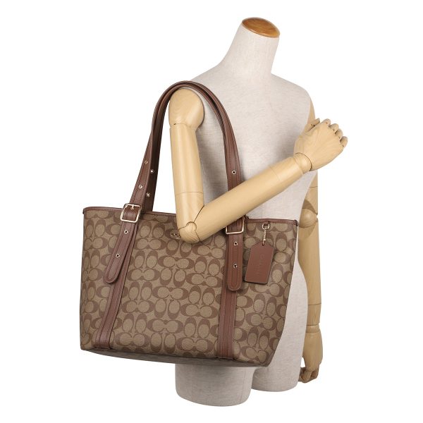 gcocn328imbdx 6 Coach Signature Tote Bag Brown