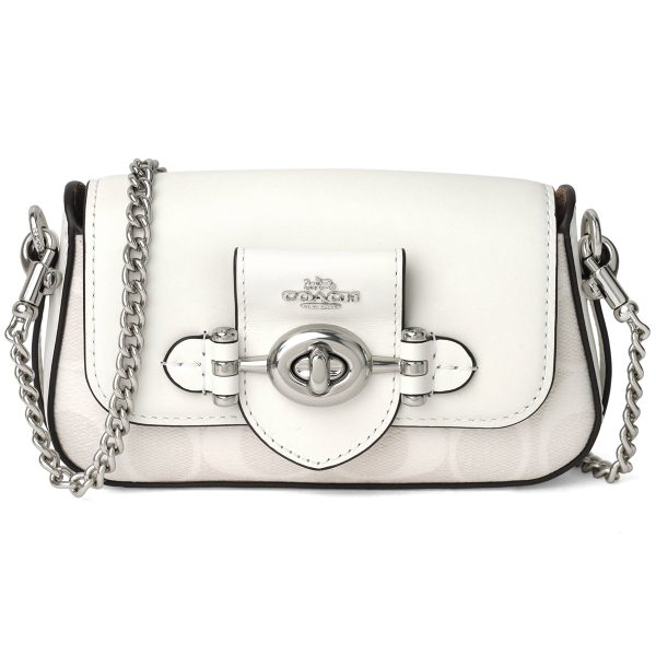 gcoco970svvs5 1 Coach Signature CO970 SVVS5 Shoulder Bag White