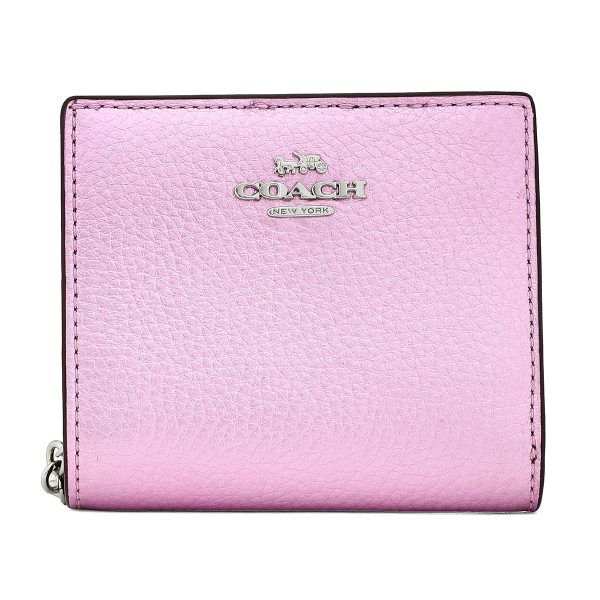 gcocp429svmp3 1 Coach Pebbled Wallet Pink