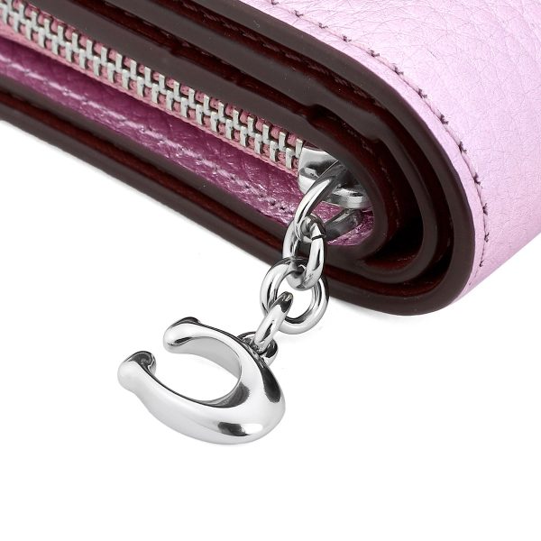 gcocp429svmp3 8 Coach Pebbled Wallet Pink