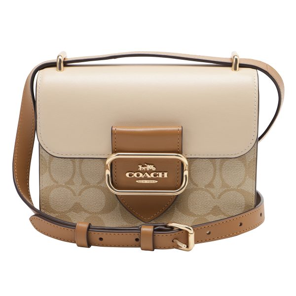 gcocr329imwq4 1 Coach Signature Shoulder Bag Beige