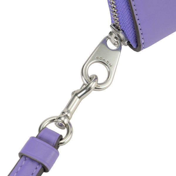 gcocr623sviz 8 Coach Refined Calf Long Wallet Purple