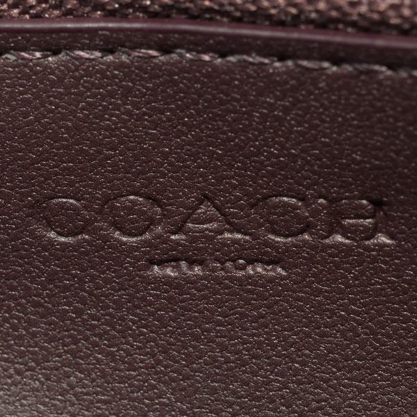 gcocr623sviz 9 Coach Refined Calf Long Wallet Purple