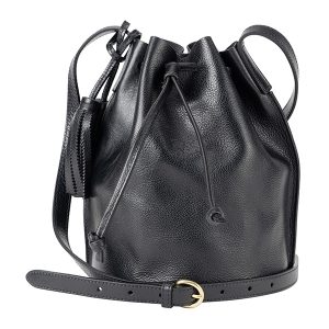 gila2601p153 1 IL BISONTE Shoulder Bag Vacchetta Black