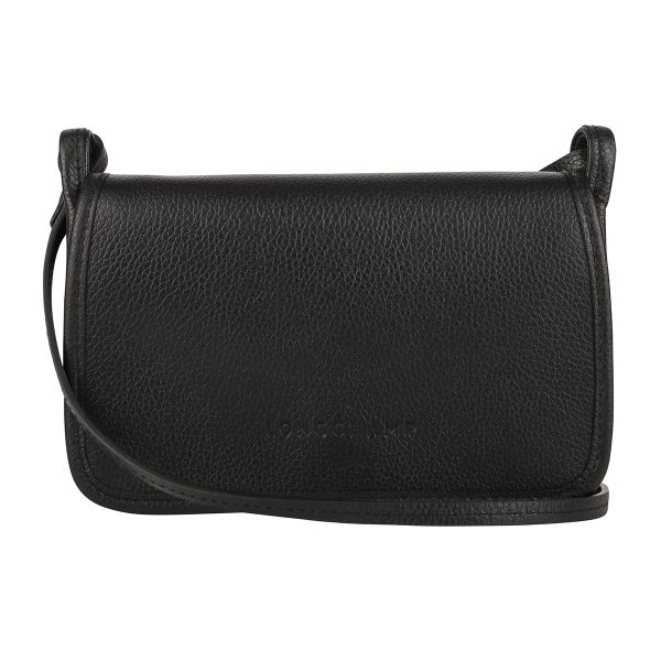 glo0210133021001 1 Longchamp Shoulder Bag Le Flone Shoulder Wallet Black