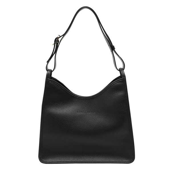 glo10155021001 1 Longchamp Le Flone Hobo Bag M Shoulder Bag Black