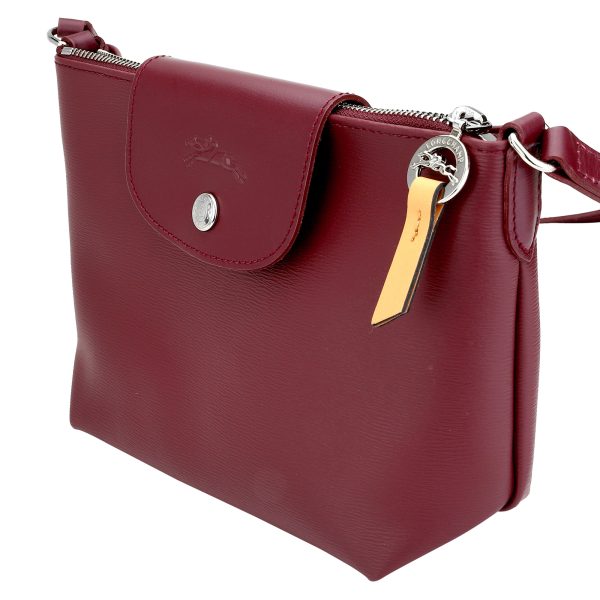 glo10164hyq261 4 Longchamp Le Pliage City Crossbody Bag Handbag Wine Red