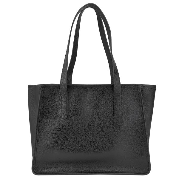 glo10190021001 2 Longchamp Le Flone Shopping Bag L Tote Bag Black