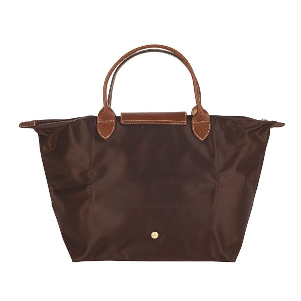 glo1623089p81 2 Longchamp Le Pliage Top Handle Bag M Handbag Brown