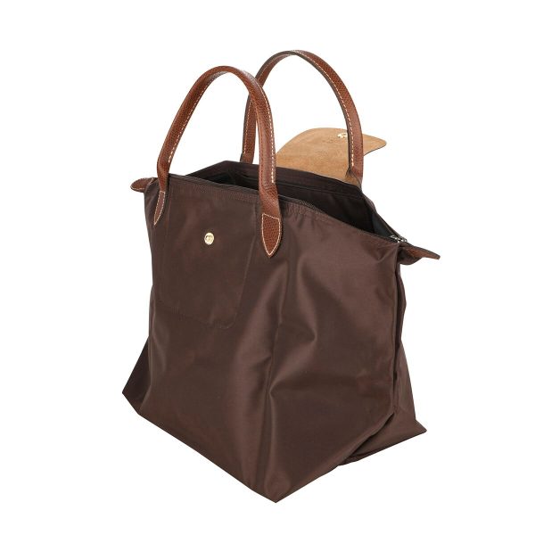 glo1623089p81 4 Longchamp Le Pliage Top Handle Bag M Handbag Brown