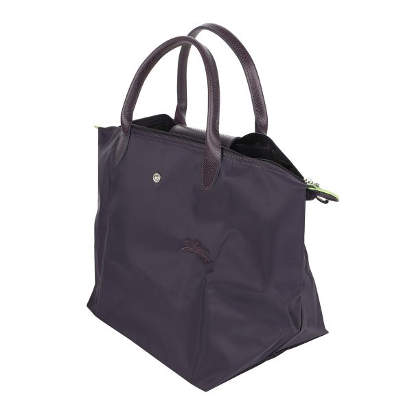 glo1623919645 4 Longchamp Le Pliage Green Top Handle Bag M Handbag Purple