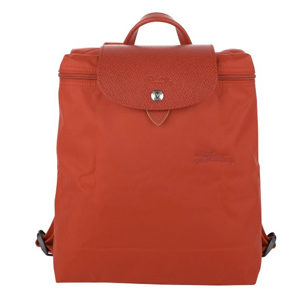 glo1699919p83 1 Longchamp Le Pliage Green Backpack M Rucksack Red