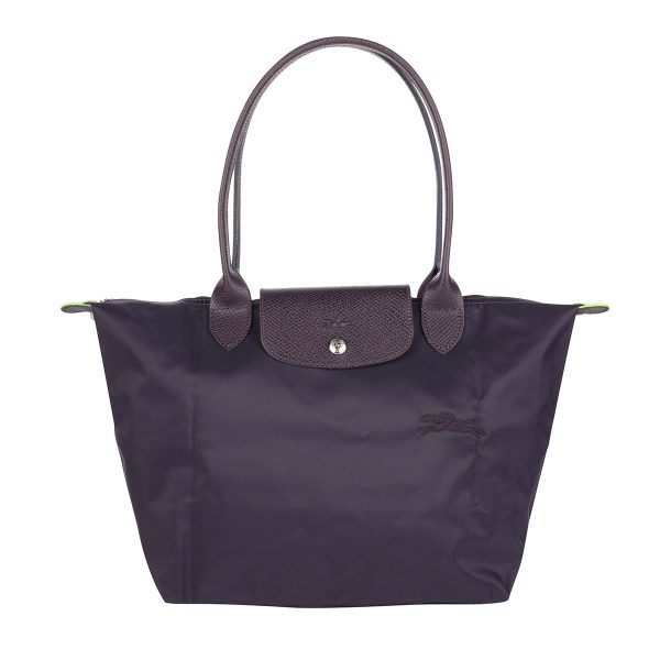 glo2605919645 1 Longchamp Le Pliage Green Shoulder Bag M Tote Bag Purple