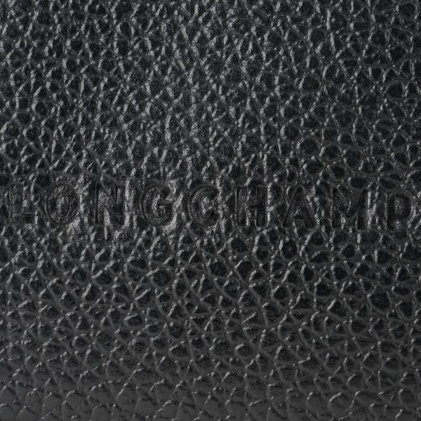 glo3686021001 7 Longchamp Le Flone Coin Coin Case Black