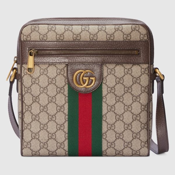 gu 1078 1 GUCCI Ophidia GG Small Messenger Bag GG Supreme