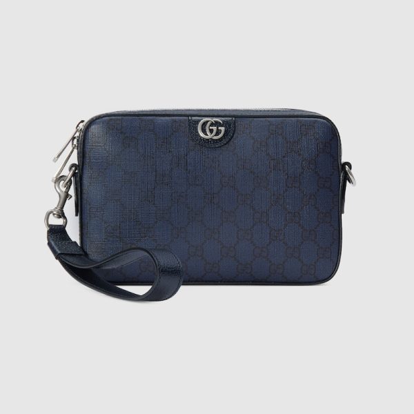 gu 1100 3 GUCCI Ophidia GG Crossbody Bag Black GG Supreme