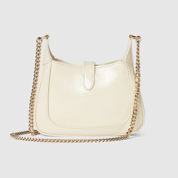 gu 1237 2 GUCCI Jackie Notte Mini Bag Ivory White