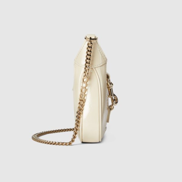 gu 1237 3 GUCCI Jackie Notte Mini Bag Ivory White