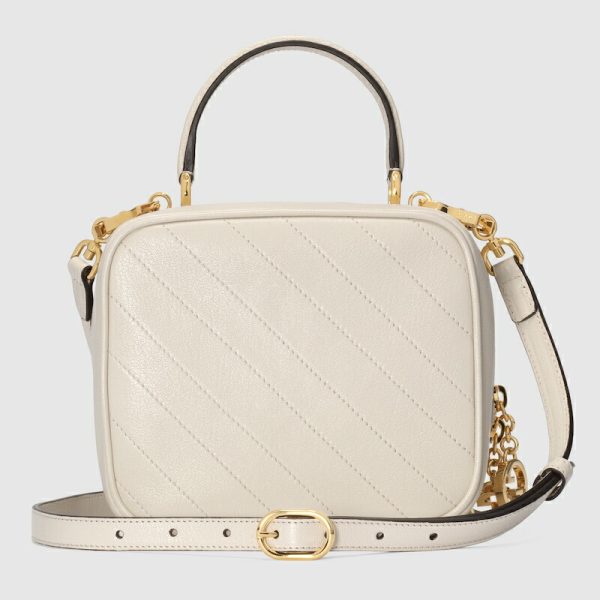 gu 1290 3 GUCCI Blondie Top Handle Bag White