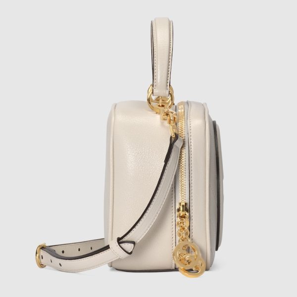 gu 1290 4 GUCCI Blondie Top Handle Bag White