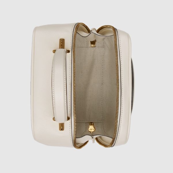 gu 1290 5 GUCCI Blondie Top Handle Bag White