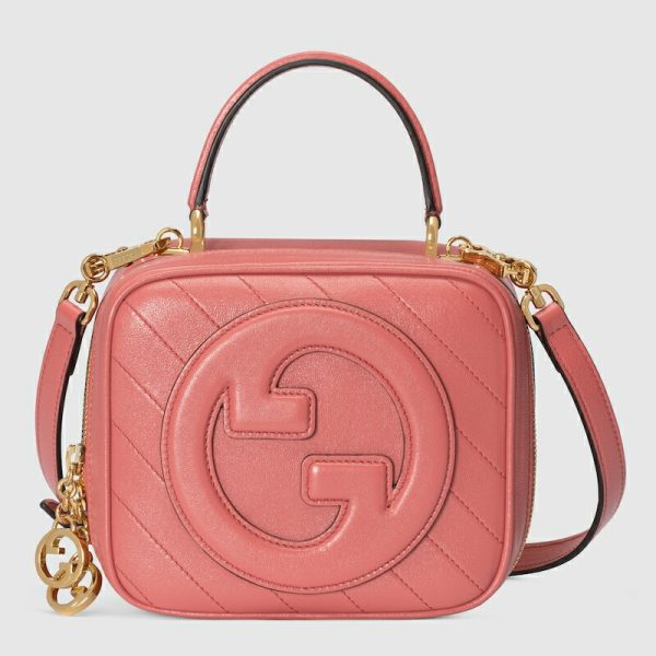 gu 1291 1 GUCCI Blondie Top Handle Bag Pink