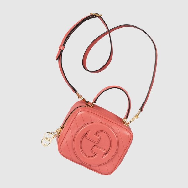 gu 1291 2 GUCCI Blondie Top Handle Bag Pink