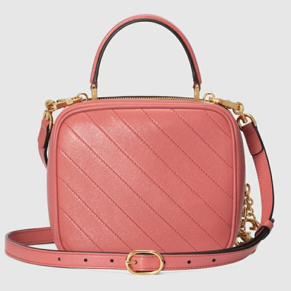 gu 1291 3 GUCCI Blondie Top Handle Bag Pink