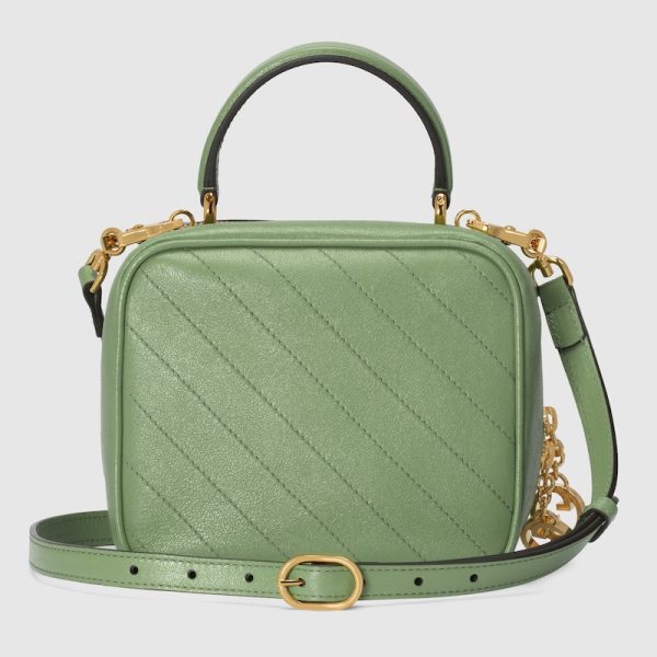 gu 1292 3 GUCCI Blondie Top Handle Bag Green Bag