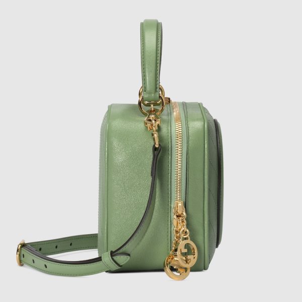 gu 1292 4 GUCCI Blondie Top Handle Bag Green Bag