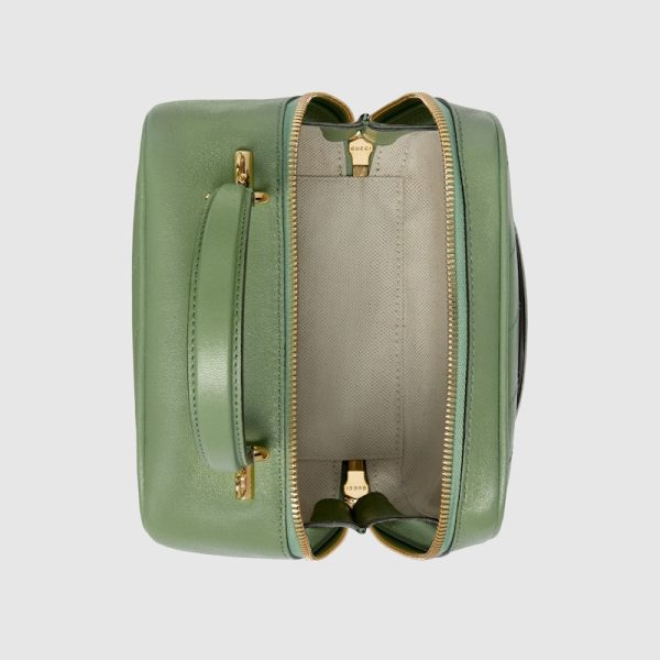 gu 1292 5 GUCCI Blondie Top Handle Bag Green Bag