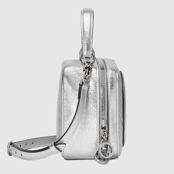 gu 1295 3 GUCCI Blondie Top Handle Bag Metallic