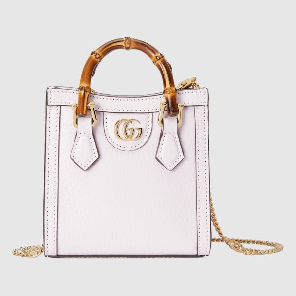 gu 1492 1 GUCCI Diana Super Mini Bag Pink