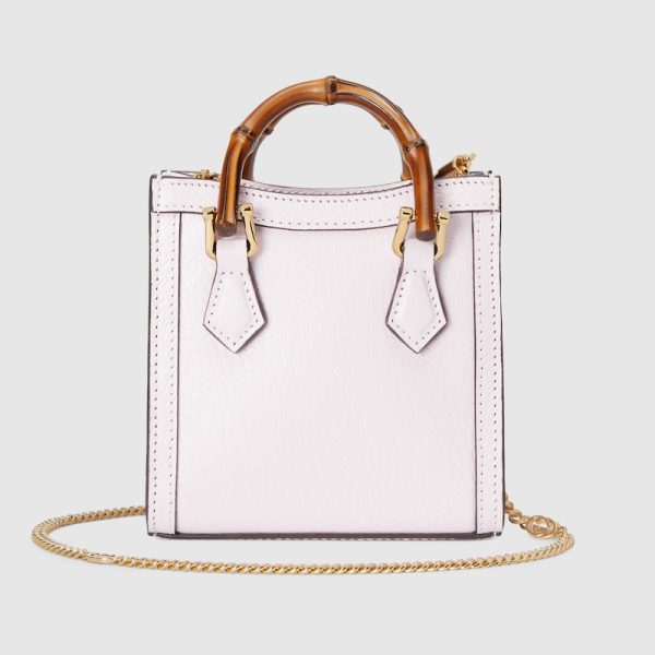 gu 1492 3 GUCCI Diana Super Mini Bag Pink