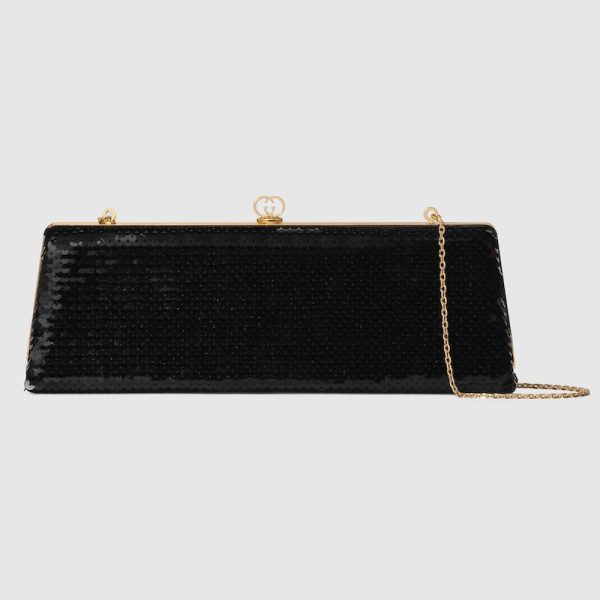 gu 1592 1 GUCCI Broadway Sequin Small Evening Bag