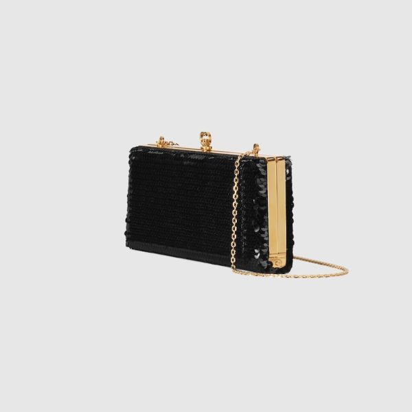 gu 1592 2 GUCCI Broadway Sequin Small Evening Bag