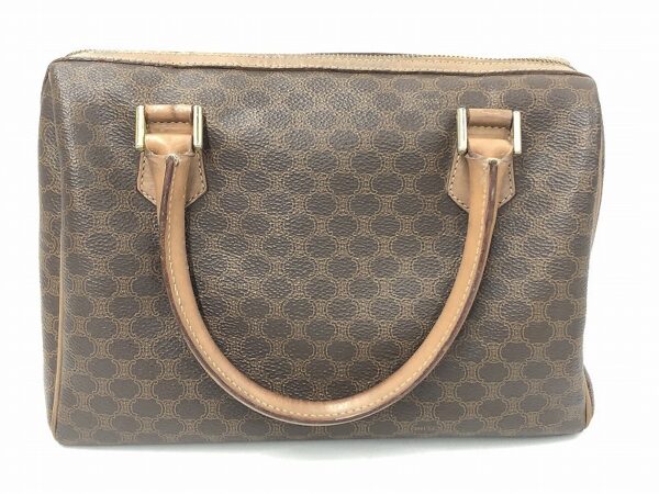 had205642498 4 Celine Macadam 2WAY Mini Bag Brown