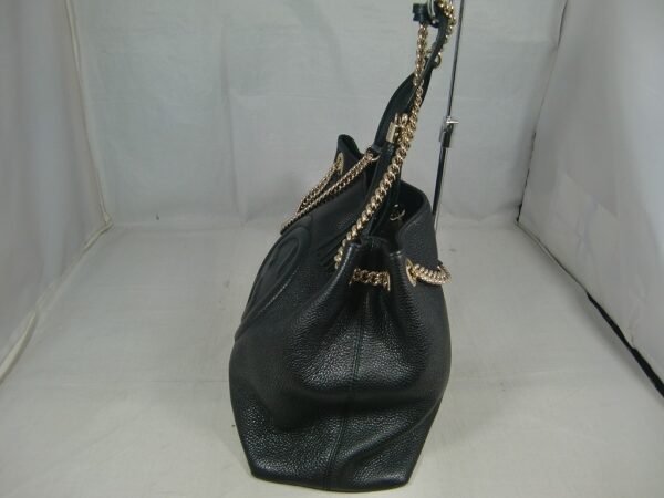 hod205555603 2 Gucci Interlocking G Soho Tote Bag Black