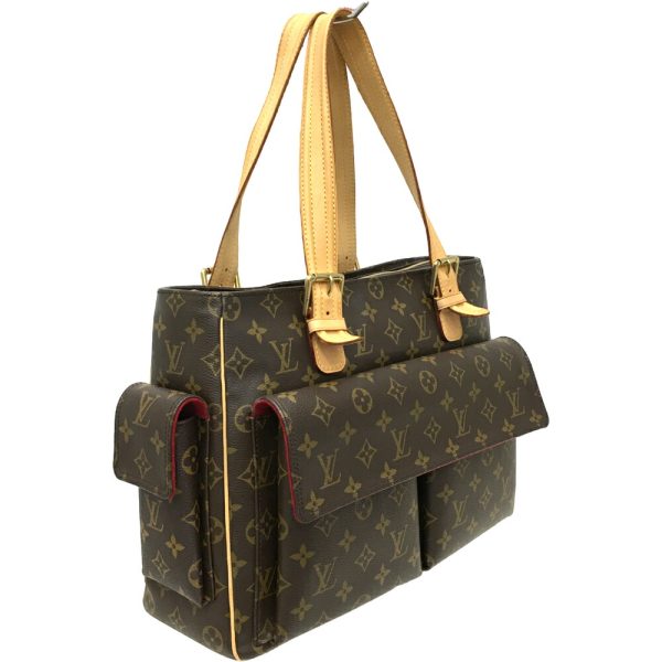 i 23 373 1 Louis Vuitton Multiplicity Tote Bag Monogram Brown Red