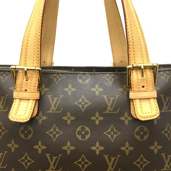 i 23 373 12 Louis Vuitton Multiplicity Tote Bag Monogram Brown Red