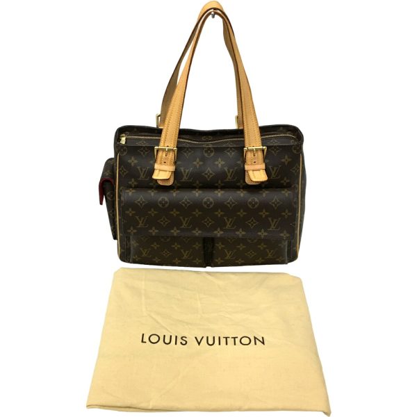 i 23 373 20 Louis Vuitton Multiplicity Tote Bag Monogram Brown Red