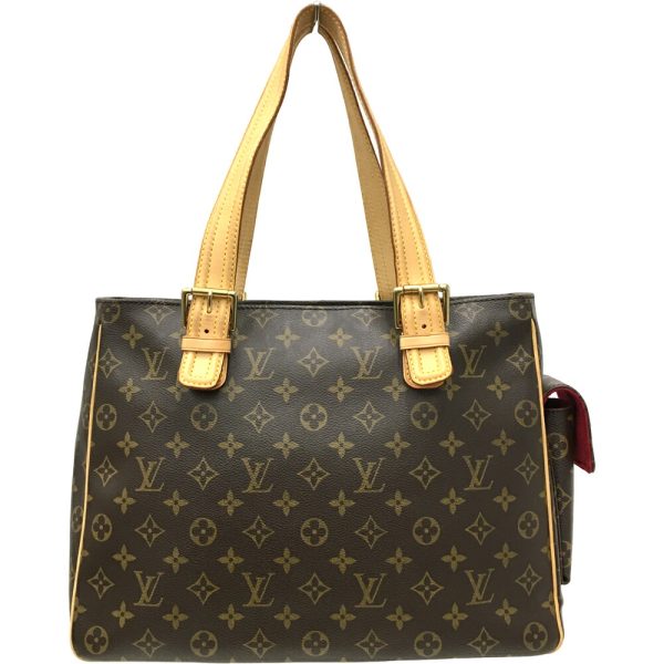 i 23 373 4 Louis Vuitton Multiplicity Tote Bag Monogram Brown Red