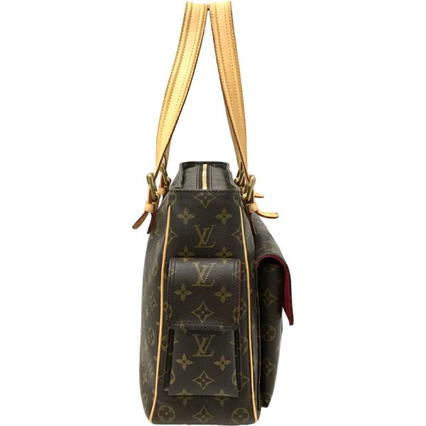 i 23 373 5 Louis Vuitton Multiplicity Tote Bag Monogram Brown Red