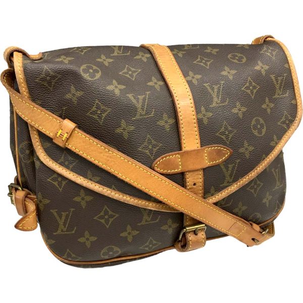 i21 194 1 Louis Vuitton Saumur 30 Shoulder Bag Monogram Brown