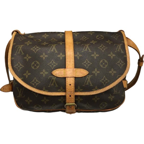 i21 194 4 Louis Vuitton Saumur 30 Shoulder Bag Monogram Brown