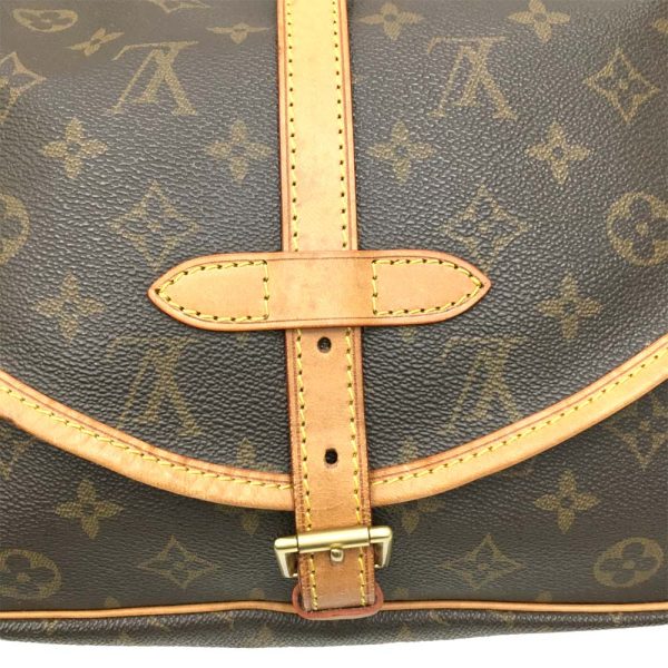 i22 1090 12 Louis Vuitton Saumur 30 Shoulder Bag Monogram Brown