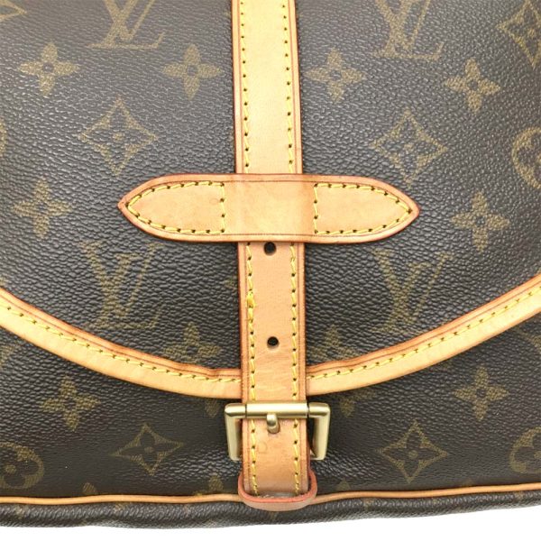 i22 1090 13 Louis Vuitton Saumur 30 Shoulder Bag Monogram Brown