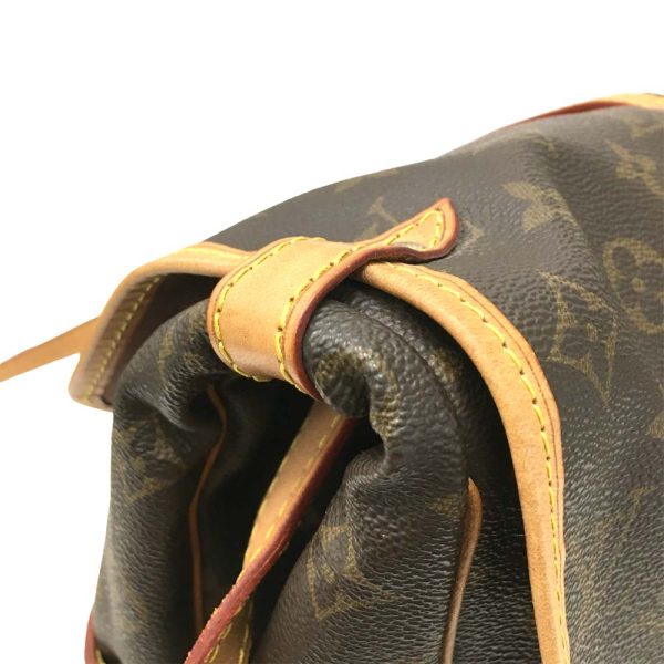 i22 1090 14 Louis Vuitton Saumur 30 Shoulder Bag Monogram Brown