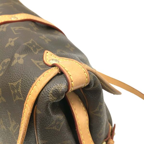 i22 1090 15 Louis Vuitton Saumur 30 Shoulder Bag Monogram Brown